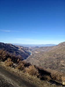 View of Granada from a friend's cherry farm near Guejar Sierra